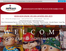 Tablet Screenshot of jumpingjacksga.com